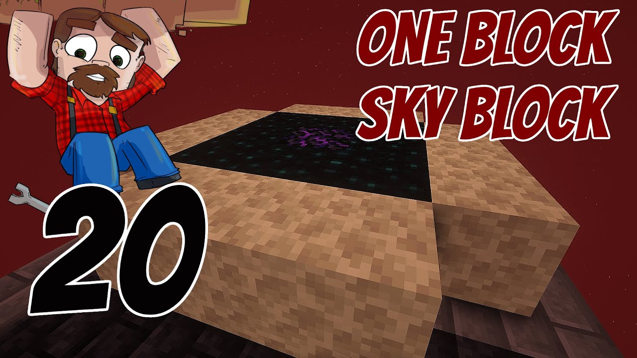 One Block Sky Block Java Edition! Episode 20 Crying about Obsidian