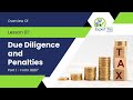 Lesson 01-Due Diligence & Penalties