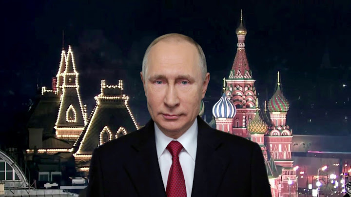 ПУТИН ПОЗДРАВИЛ С НОВЫМ ГОДОМ 2021