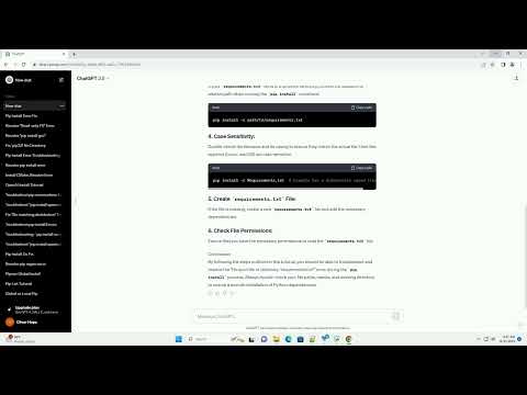 pip install no