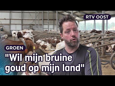 Weg met kunstmest: boer Geertjan wil alleen eigen mest gebruiken | RTV Oost