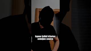 Kapıya kadar gelen vazgeçer miiiğ 🗝️🔐 #mizah #skeç #komedi #hırsız #komik