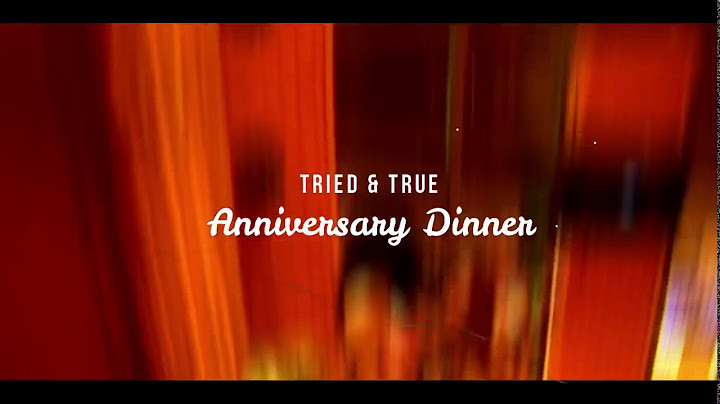 Our 1st anniversary Dinner Party