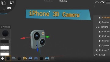#iPhone 3D Modeling camera