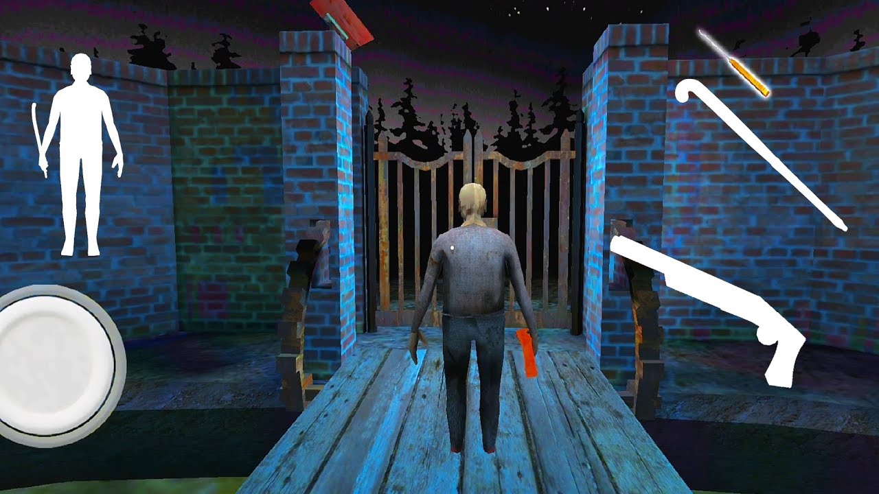 playing grandpa granny house escape granny game play door escape - YouTube