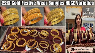 Tanishq Best Gold Bangles For Festivals &amp; Wedding Season💕| Gold Bangles Designs With Weight &amp; Price|