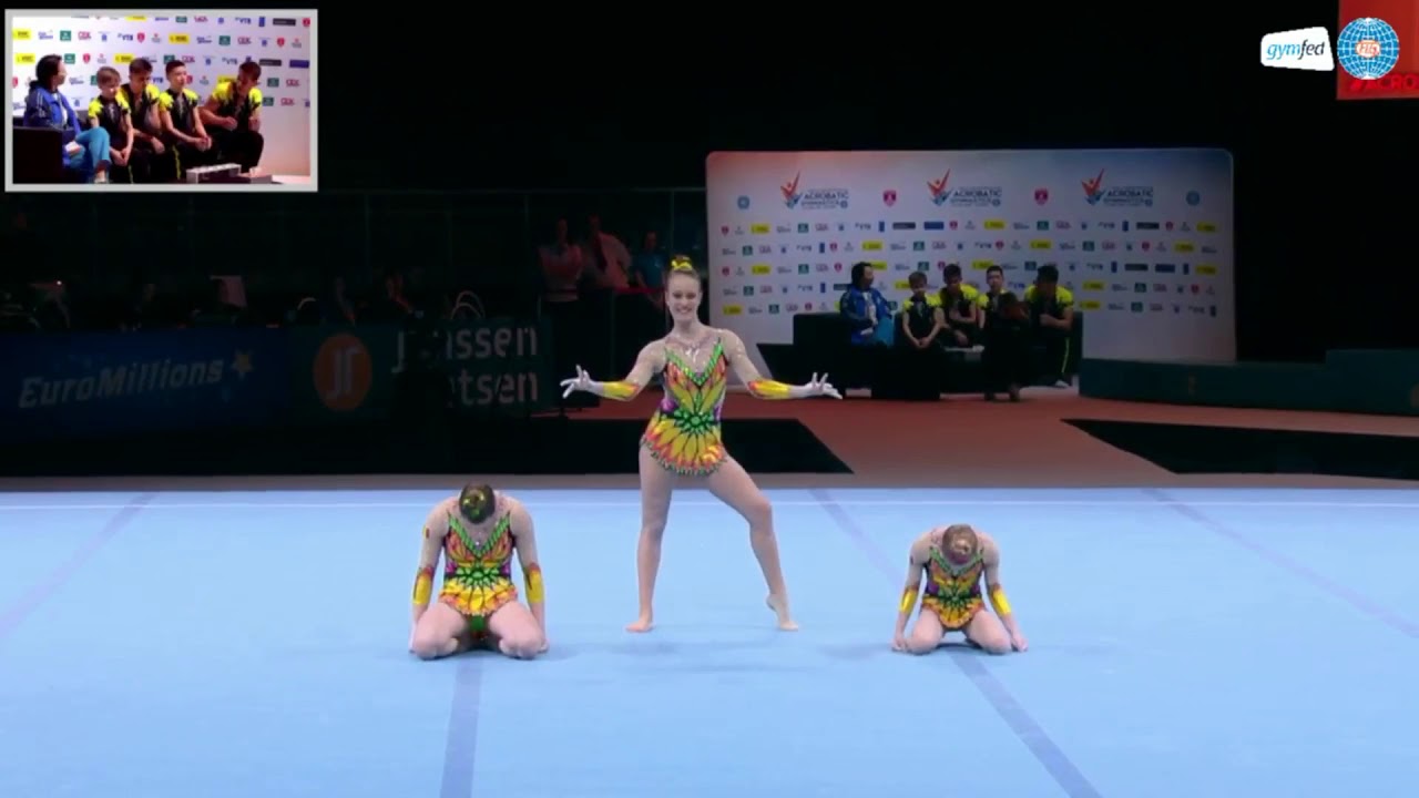 World Age Group Acrobatic Championships 2018 - BELGIUM 2 13-19 WG Balance
