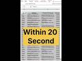 Top 5 Excel Shortcuts That Will Save You Hours! #exceltips #exceltricks #advancedexcel