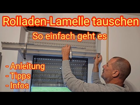 Video: Wie ersetzt man Lamellen an Plantagenläden?