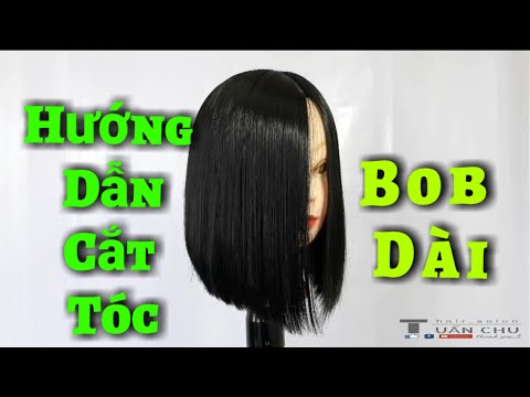 Hướng dẫn cắt tóc bob dài đơn giản