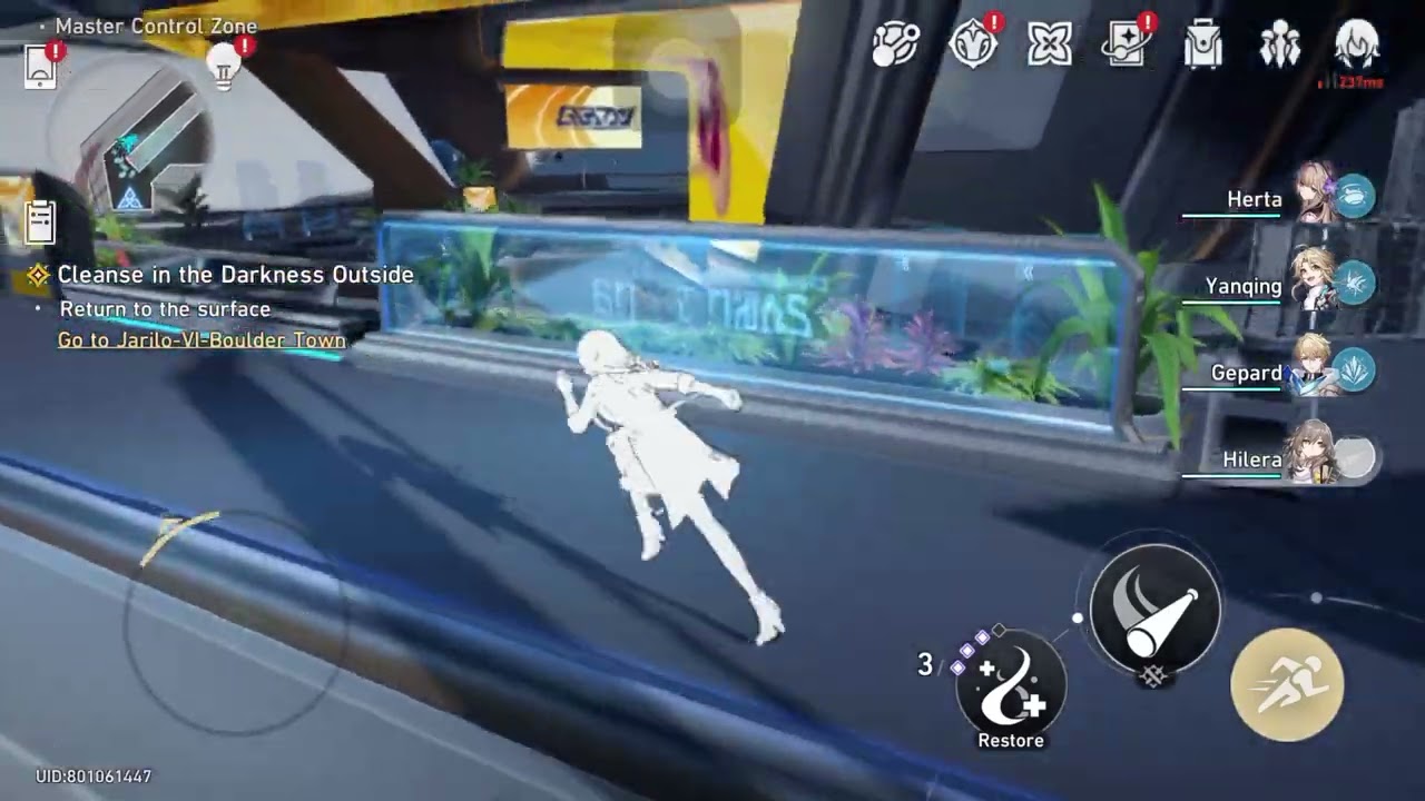 Does anyone else have this glitch in Honkai: Star Rail?
