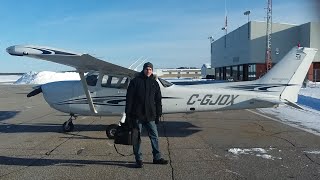 Starting Up at -25,  Cessna 172 G1000