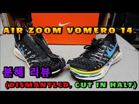 에어 줌 보메로 14 분해 리뷰 (vs 줌 페가수스 37, 당신의 선택은?) (AIR ZOOM VOMERO 14 DISMANTLED, CUT IN HALF)