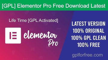 How to install Elementor Pro GPL for Free