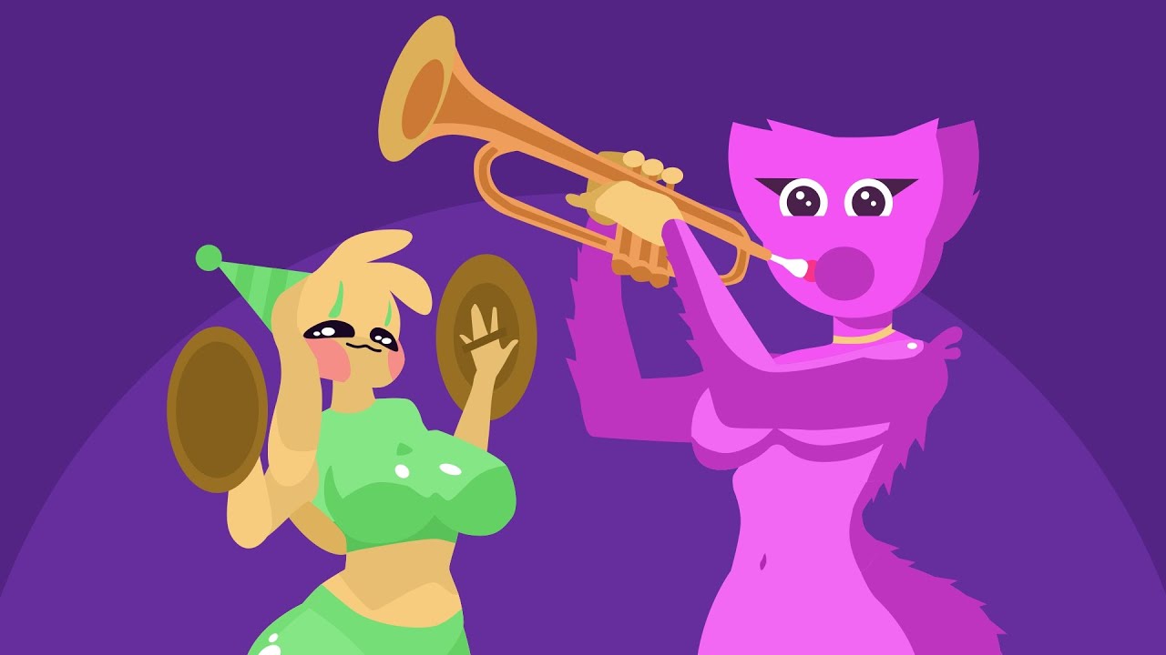 Bunzo Bunny and Kissy Missy music band meme | Poppy Playtime chapter 2 Animation