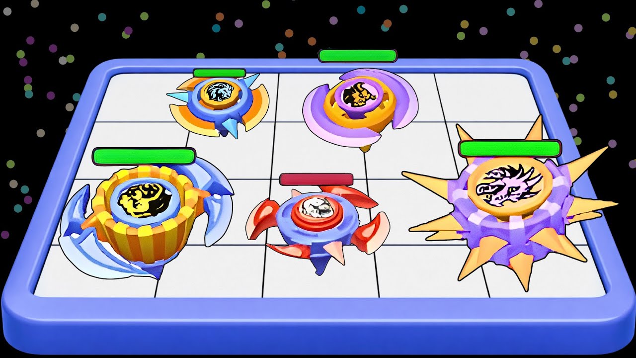 Spinner Battle Merge Arena 3D | Bayblade Spiinner Fight, Monster Merge Max Level Gameplay