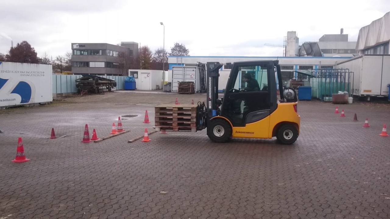 Forklift training Germany YouTube
