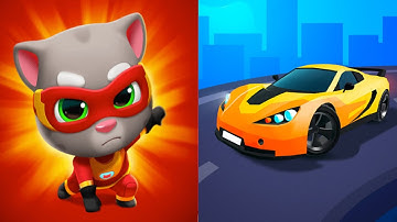 Race Master 3D VS Talking Tom Hero Dash - All Level Gameplay Android iOS (Ep.2)