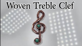 Woven Treble Clef: Wire Wrapping Tutorial: DIY Jewelry