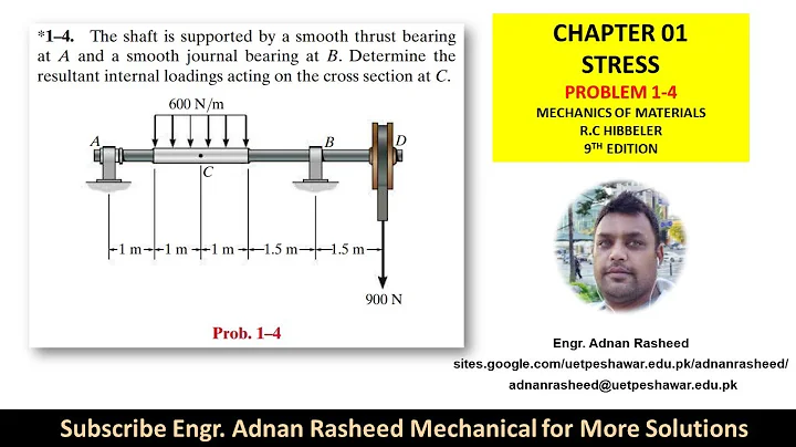 1-4 Stress: Internal Resultant Loading (Chapter 1 Mechanics of Materials by R.C Hibbeler) - DayDayNews
