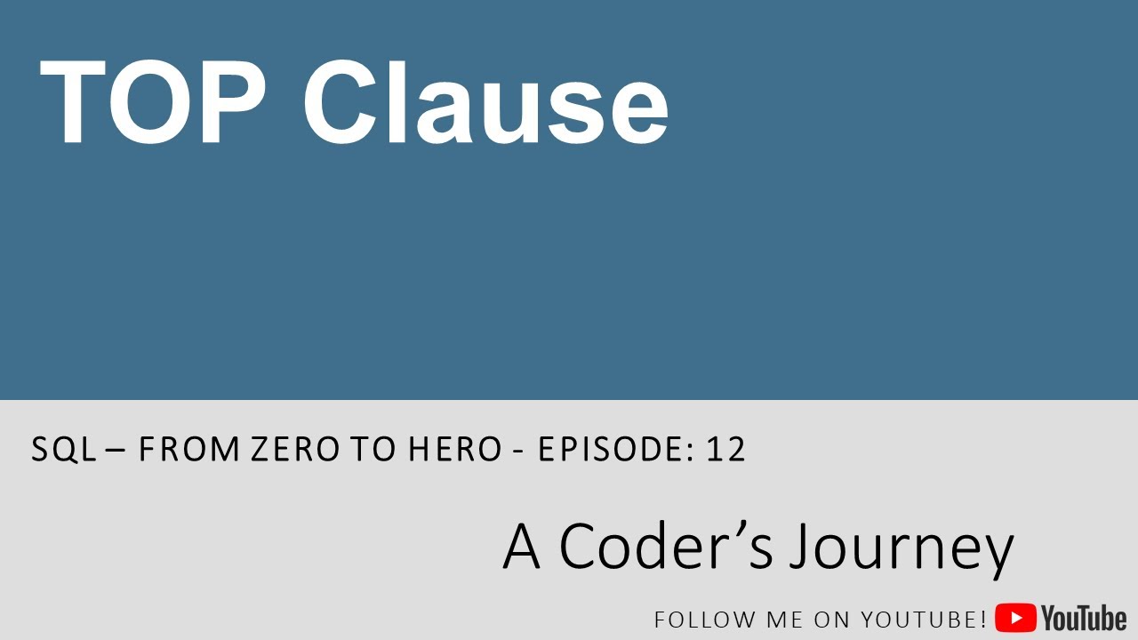 What Is Sql Top Clause? : How to Use TOP in SQL with Examples – AGXF