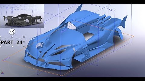 how to design Bugatti Bolide in solidworks part 24