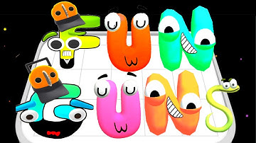 MERGE ALPHABET, EPIC RUN BATTLE, GAME