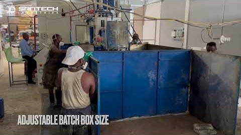 Auto Batch Foaming Machine - Tanzania Plant