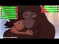 Tarzan 2 2005 Final Battle With Healthbars 2 2