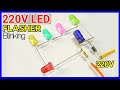 220v Colorful Led Blinker || 220v RGB Led Flasher Circuit