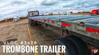 TROMBONE TRAILER | My Trucking Life | Vlog #3428 TROMBONE TRAILER | My Trucking Life | Vlog #3428