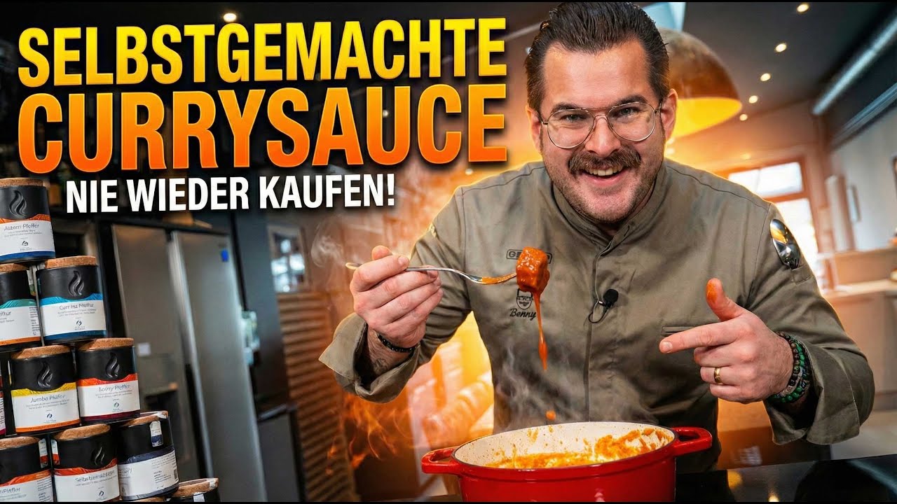 Selbstgemachte Currysauce vom Grill | Einfach & unfassbar lecker 🔥