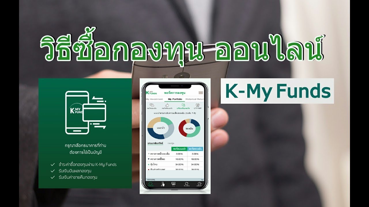 K my Funds วิธีซื้อกองทุนออนไลน์