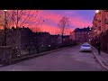 Stockholm Walks: Helgalunden at sunset (4k virtual walk, natural sound)