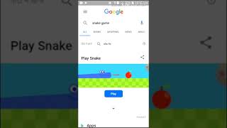 Google tips Bina app download Karen game Khele snake game #shorts #google #snake #game screenshot 4