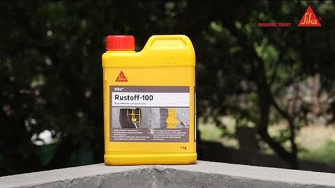 Sika Rustoff -100  (rust remover cum passivator) #sika #constructionchemicals #video #waterproofing