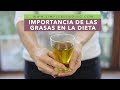 IMPORTANCIA DE LAS GRASAS EN LA DIETA | Macronutrientes | Alimentación saludable