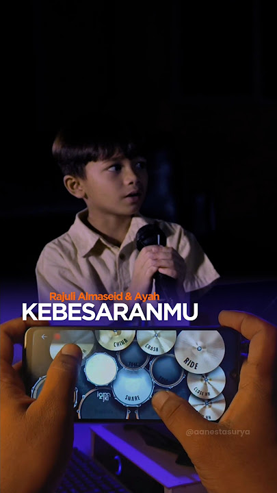 Kebesaranmu ST12 - Rajuli Almaseid & Ayah #realdrumcover #kebesaranmu #st12 #shorts