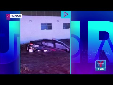 Patrulla queda atrapada
