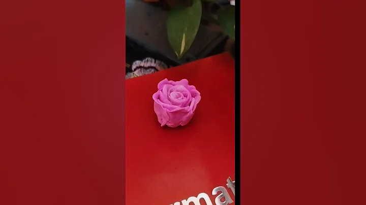 Diy clay crafts rose🌹🧿📈🎯#trendingshorts #youtubeshorts #clay #rose#shorts #craft #diy