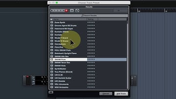 Using Track Presets in Cubase to save time configuring VST instruments
