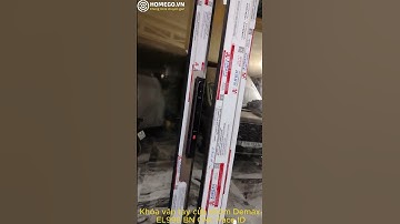 Khóa vân tay cửa nhôm Demax EL998 BN CNC Face ID #khoacuanhomxingfa