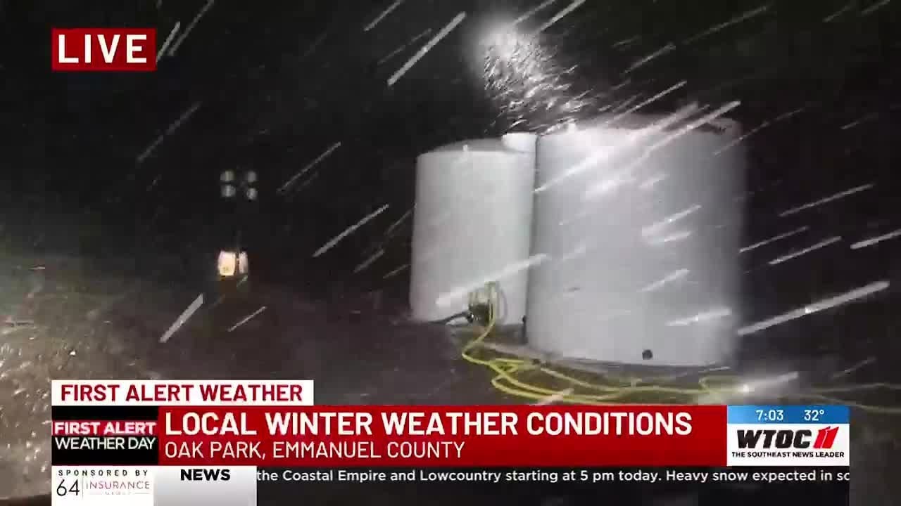 Local winter weather conditions - YouTube