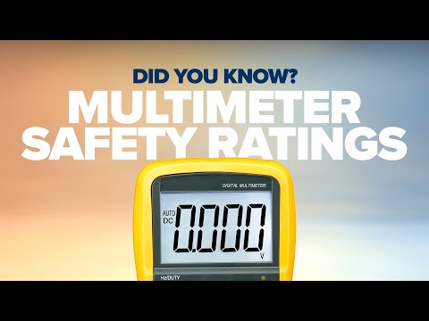 Did You Know? #30 What multimeter CAT safety ratings are?