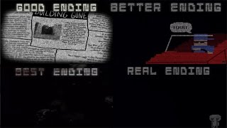 All Endings with Tutorial | Five Golden Nights at Freddy's