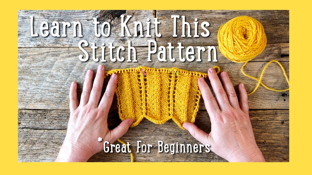 😻 Easy Knitting Pattern for Beginners Learn to Knit 😻 YouTube