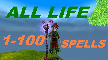 Wizard101: All Life Spells Level 1-100 In Action