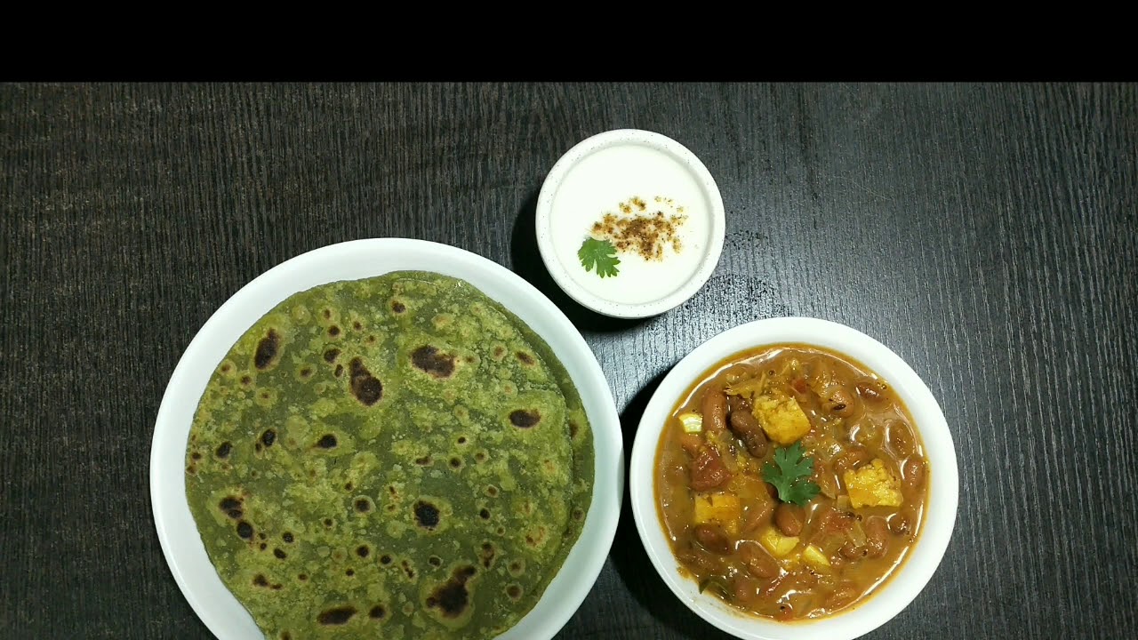 Palak Chapathi Spinach Chapathi பாலக் சப்பாத்தி Flour Tortilla