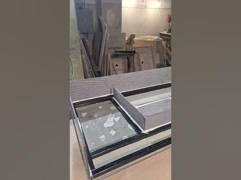 усиление раковины из керамогранита - YouTube