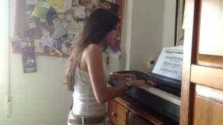 Video thumbnail of "Mi marciana, piano"